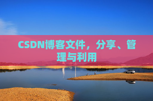 CSDN博客文件，分享、管理与利用